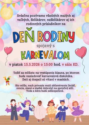 Deň rodiny a karneval